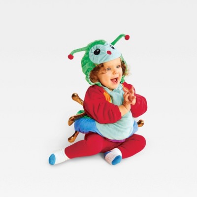 Infant Halloween Costume Pullover Top Caterpillar 12-18M - Hyde & EEK! Boutique: Cozy, Snug Fit, Hooded