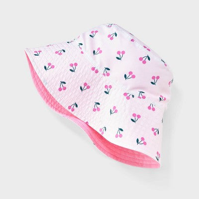 Girls' Cherries Reversible Bucket Hat - Cat & Jack? Pink