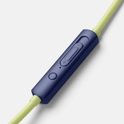 Wired On-Ear Headphones - heyday Pastel Lime: Built-In Mic, 3.5mm Jack, Foam Cushions