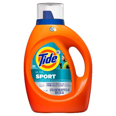 Tide Ultra Sport HE Deep Cleaning Concentrated Liquid Laundry Detergent 65 Loads - 92 fl oz