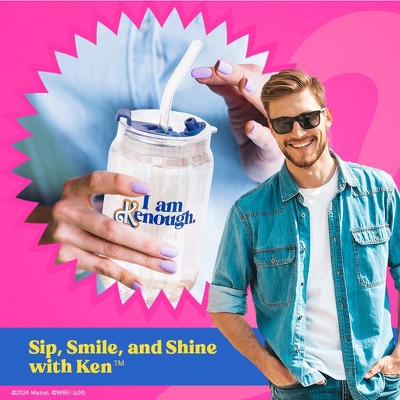 Barbie x Dragon Glassware 16 oz I'm Just Ken Drinking Glasses Set of 2
