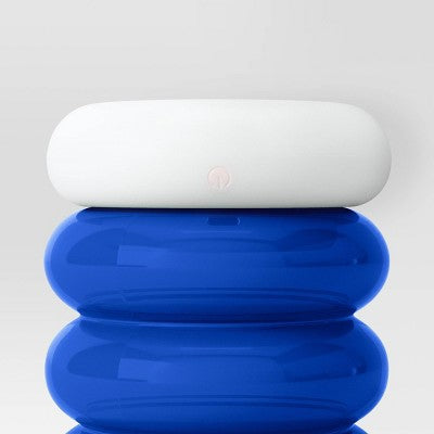 Portable Cordless Storage Novelty Table Lamp with Rechargeable Battery Blue - Room Essentials