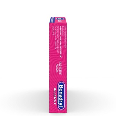 Benadryl Ultratabs Allergy Relief Tablets - 24ct EXP 03/2026