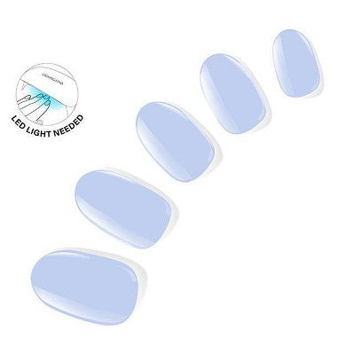 Dashing Diva Glaze Color Semi-Cured Gel Nail Polish Strips - Birdie - 32ct: Glossy Finish, Nail Art, Medium Tones
