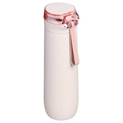 Stanley 20fl oz Stainless Steel Flowstate Spring Bottle - Rose Quartz