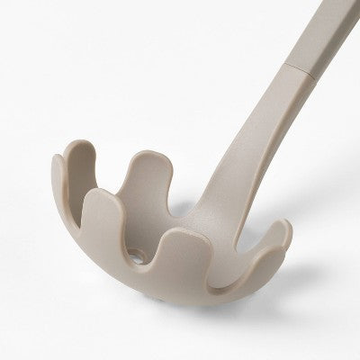 Soft Grip Nylon Pasta Spoon Gray - Figmint