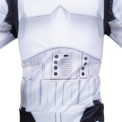 Kids' Star Wars Stormtrooper Halloween Costume Jumpsuit with Mask L
