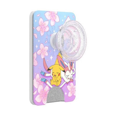 PopSockets Pokemon Magnetic Cell Phone Wallet with Grip and MagSafe Adapter Ring - Sakura Dreams