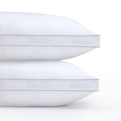 Claritin Medium/Firm Machine Washable 2pk Pillow