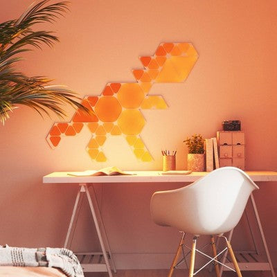 Nanoleaf 10pk Shapes Triangle Mini Expansion LED Light Kit