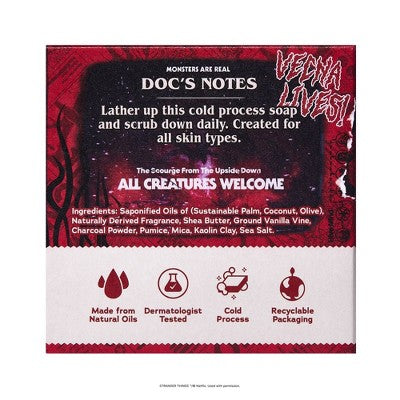 DR. SQUATCH Stranger Things Men's All Natural Bar Soap - Venca's Curse - 5oz
