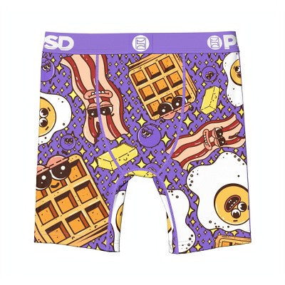 PSD Boys' 2pk Morning Mash Printed Boxer Briefs - Purple S