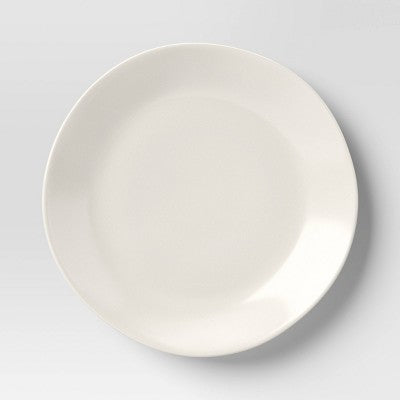 12pc Stoneware Aralia Dinnerware Set Sour Cream - Threshold (LOCAL PICKUP ONLY)