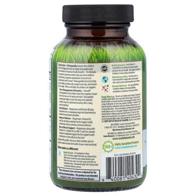 Irwin Naturals Triple Source Magnesium + Ashwagandha, 60 Liquid Soft-Gels