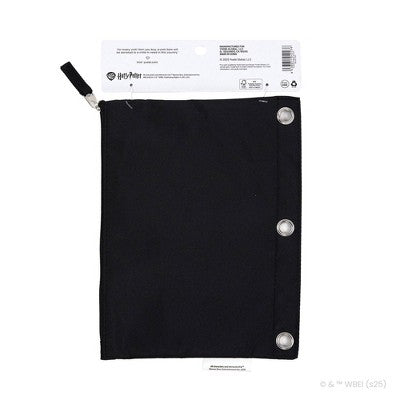 Yoobi Harry Potter Single Zip Binder Case Black House Pride, School Supplies