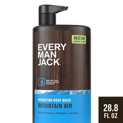 Every Man Jack Naturally Derived Men's Body Wash - Mountain Air - 28.8 fl oz