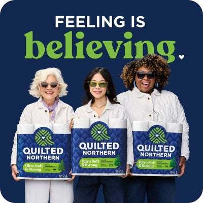 Quilted Northern Ultra Soft Strong Toilet Papers - 12 Mega Rolls: 255 Sheets Per Roll