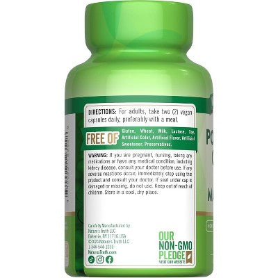 Nature's Truth Potassium Magnesium Citrate Capsules | 90 Count EXP:11/2026 AFTER