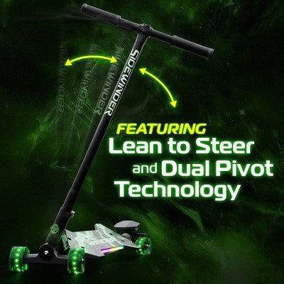 Melo SideWinder Kick Scooter - Green (LOCAL PICKUP ONLY)