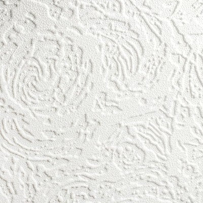 Swirl White Paintable Wallpaper