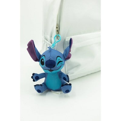 Disney Stitch Full Body Plush Keychain - Blue