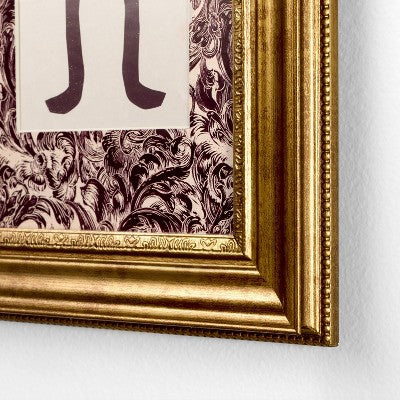 8"x10" Block Print Bow Framed Wall Art - Threshold designed with Studio McGee