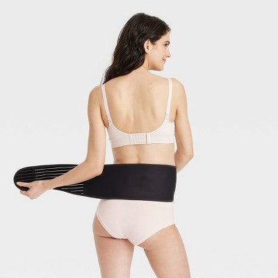 Maternity Support Belt - Isabel Maternity by Ingrid & Isabel Black S/M: Under Belly Doubleknit Pregnancy Band, Hand Wash