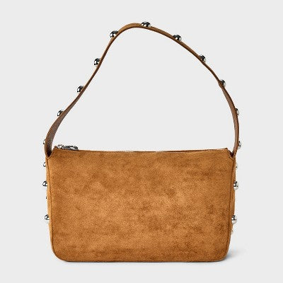 Studded Shoulder Bag - Universal Thread Brown