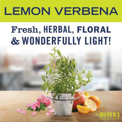 Mrs. Meyer's Lemon Verbena Clean Day Vinegar Gel Bathroom Cleaning Spray - 16 fl oz: Paraben-Free, Multi-Surface, Shower, Tub, Stainless Steel
