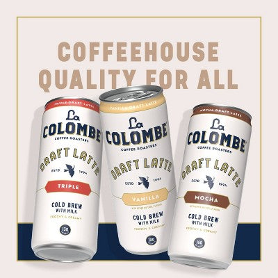 La Colombe Mocha Draft Latte - 4pk/9 fl oz Cans