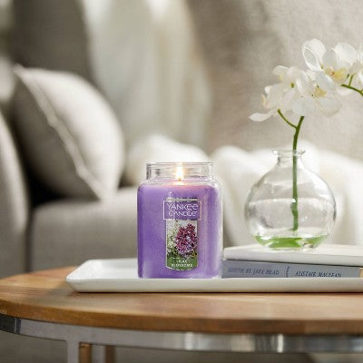 22oz Large Lilac Blossoms Jar Candle - Yankee Candle
