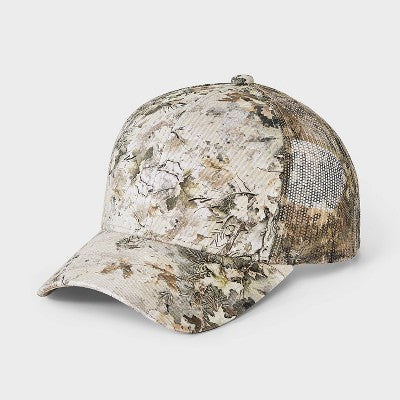 Camo Print Baseball Hat - Wild Fable Green/Khaki