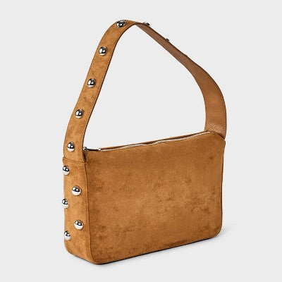 Studded Shoulder Bag - Universal Thread Brown