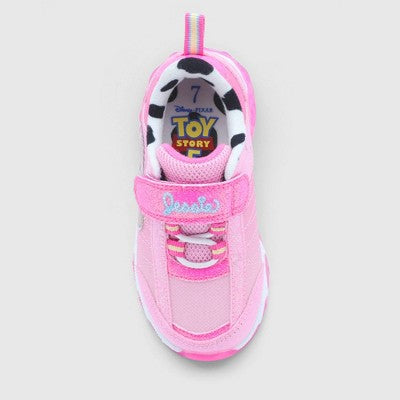 Disney Toy Story Toddler Girls' Jessie Sneakers - Pink/White 7T