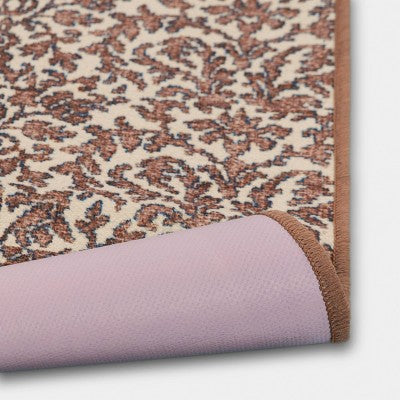 24"x36" Vines Scatter Accent Rug Brown - Threshold (LOCAL PICKUP ONLY)