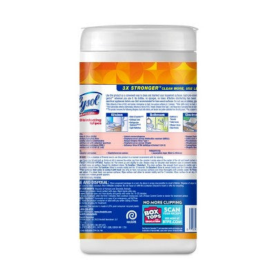 Lysol Disinfecting Wipes, Brand New Day, 80 wipes