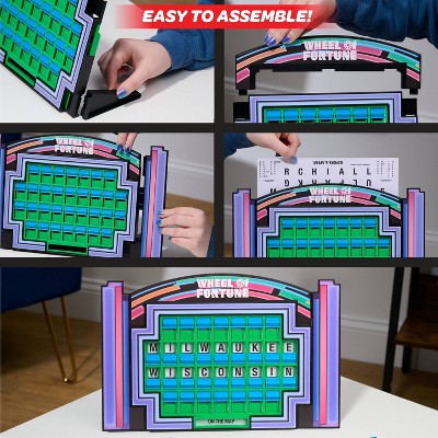 Wheel of Fortune Deluxe Game - Just Play Electronic Puzzle Game, Spin & Solve Word Game for Family Game Night, Ages 10+
