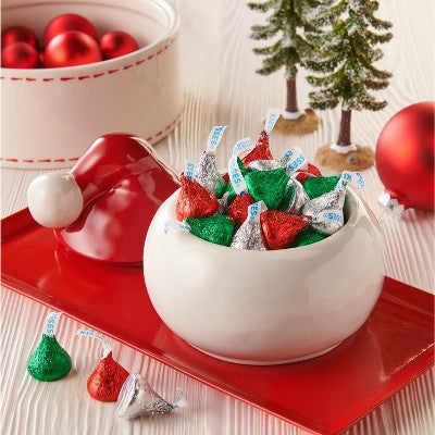 HERSHEY'S Kisses Milk Chocolate Christmas Candy - 17oz