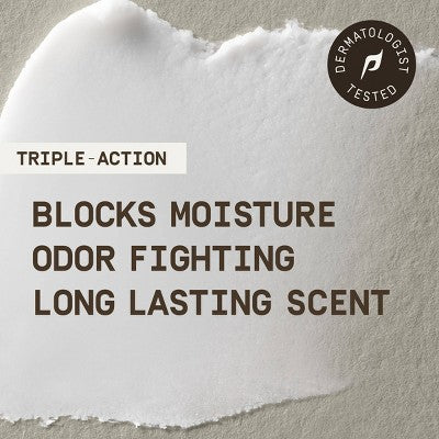 Papatui Triple Action Complex Men's Antiperspirant Vanilla Shea 48-Hour Sweat and Odor Protection - 2.6oz