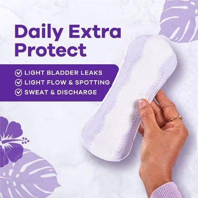 Always Dailies Xtra Protection Long Unscented Pantiliners - 54CT