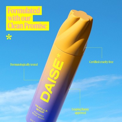 DAISE Vanilla Foaming Body Wash - 8.8oz