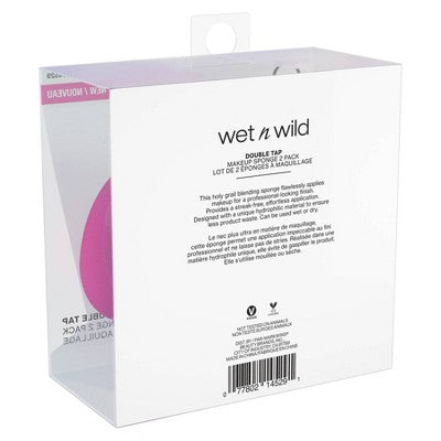 Wet n Wild Double Tap Makeup Sponge - 2pk- Pink