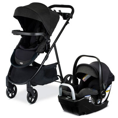 Britax Willow Brook S+ Baby Travel System, Infant Car Seat and Stroller Combo - Raven Black (LOCAL PICKUP ONLY)