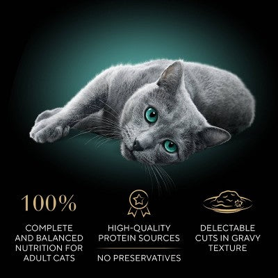 Sheba Perfect Portions Cuts in Gravy Chicken and Turkey Flavor Variety Pack Wet Cat Food - 2.64oz/12ct