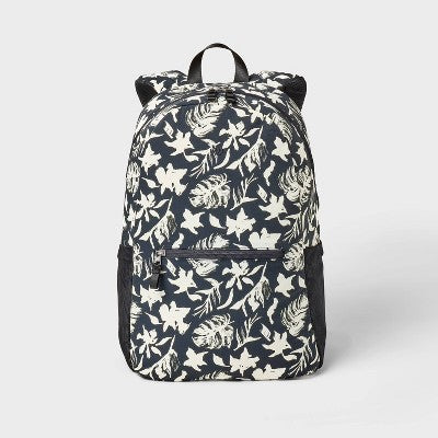23L Tween Crinkle Backpack - All In Motion Floral: Water Repellent, Botanical Pattern