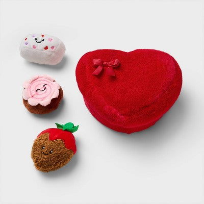 6" Chocolate Box Plush 4pc - Gigglescape
