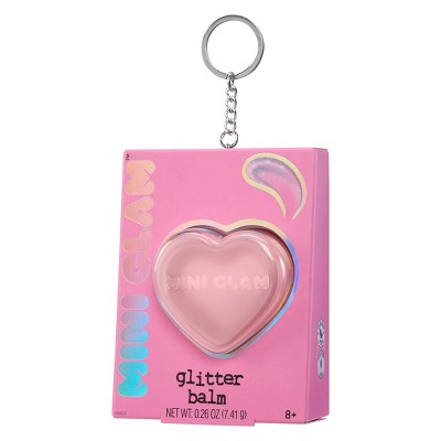 Mini Glam Cosmetics - Heart Glitter Balm Pink