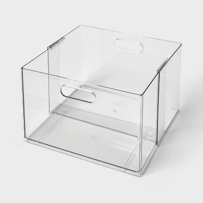 All Purpose Clear Expandable Bin Large - Brightroom