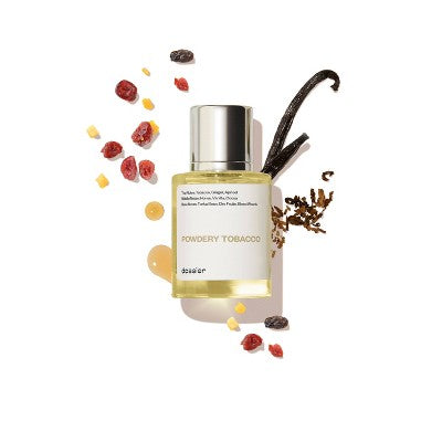 Dossier Women's Perfume - Powdery Tobacco - 50ml: Paraben-Free, Phthalate-Free, Vegan, Spray