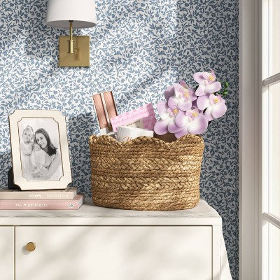 Scallop Natural Woven Gifting Basket - Threshold
